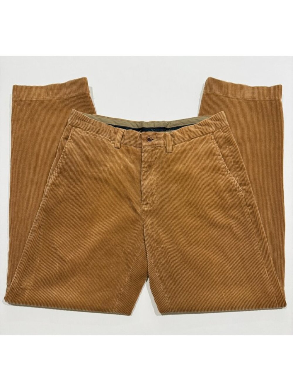 Vintage Polo Ralph Lauren Mens Preston Corduroy Pant Tan Size 32/32